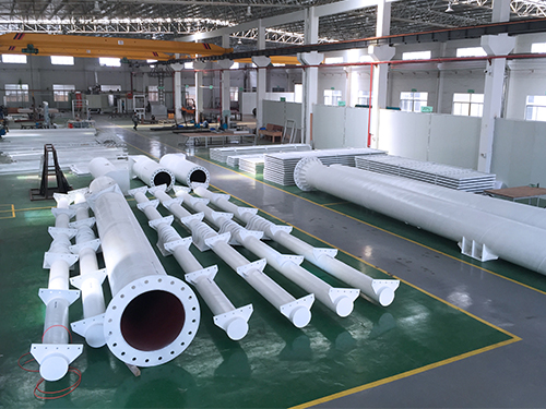 Steel structure assembly workshop