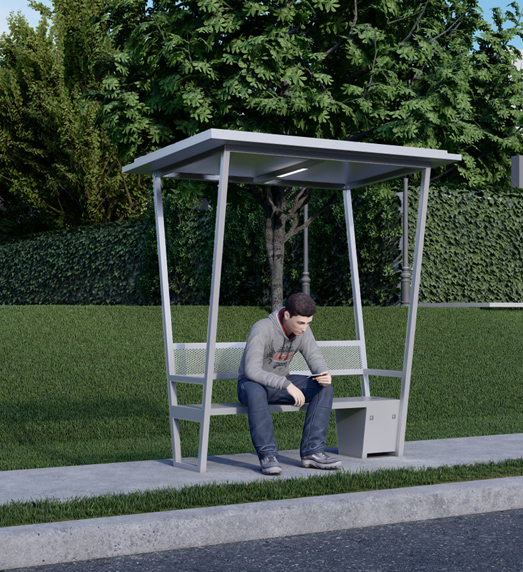Shelter Solar Bench
