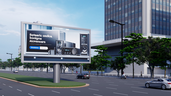 Outdoor Large-sized Full Color LED Screen Billboard