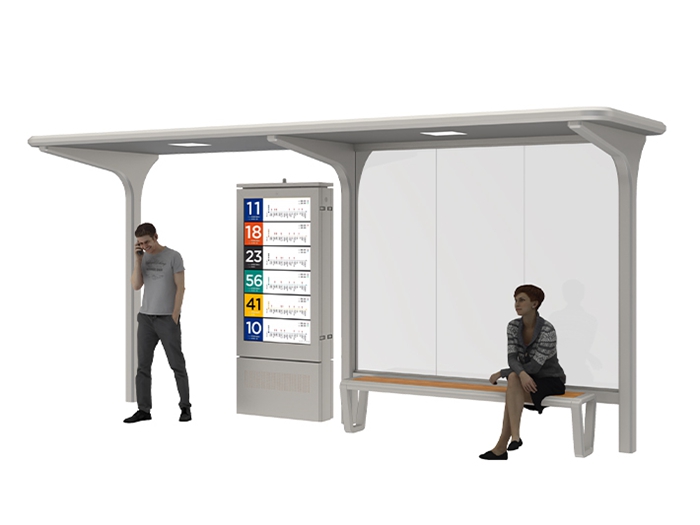 Steel Bus Shelters- YR-SSBS-22194