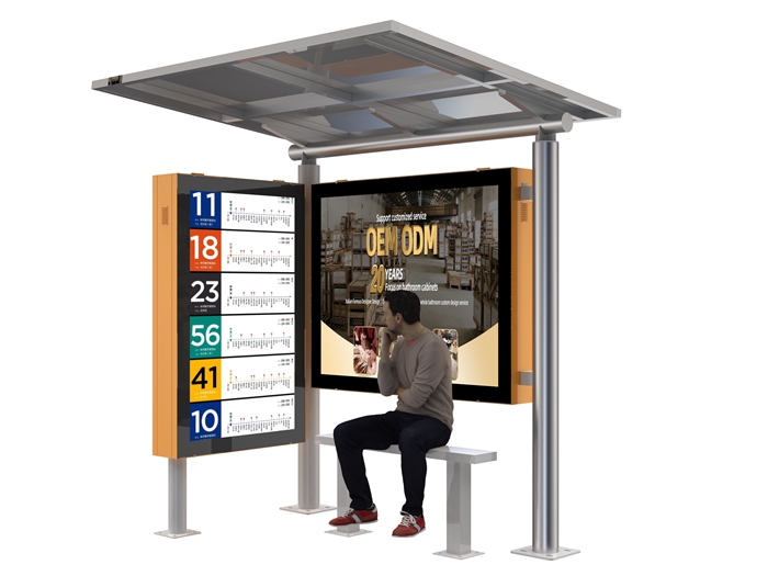 2.5m Small Size Bus Shelter- YR-SSBS-25029