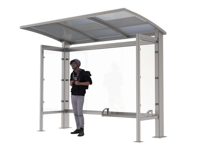 Transit Bus Shelter- YR-SSBS-25021