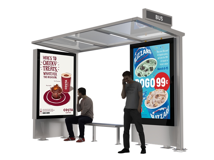 Smart City Bus Shelter- YR-SSBS-25016