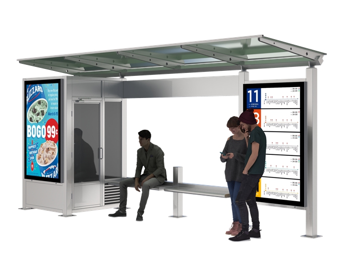 Urban Bus Shelter- YR-SSBS-25024