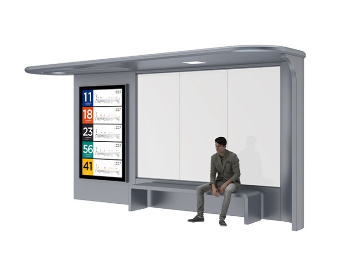 Stainless Steel Bus Shelters- YR-SSBS-22193
