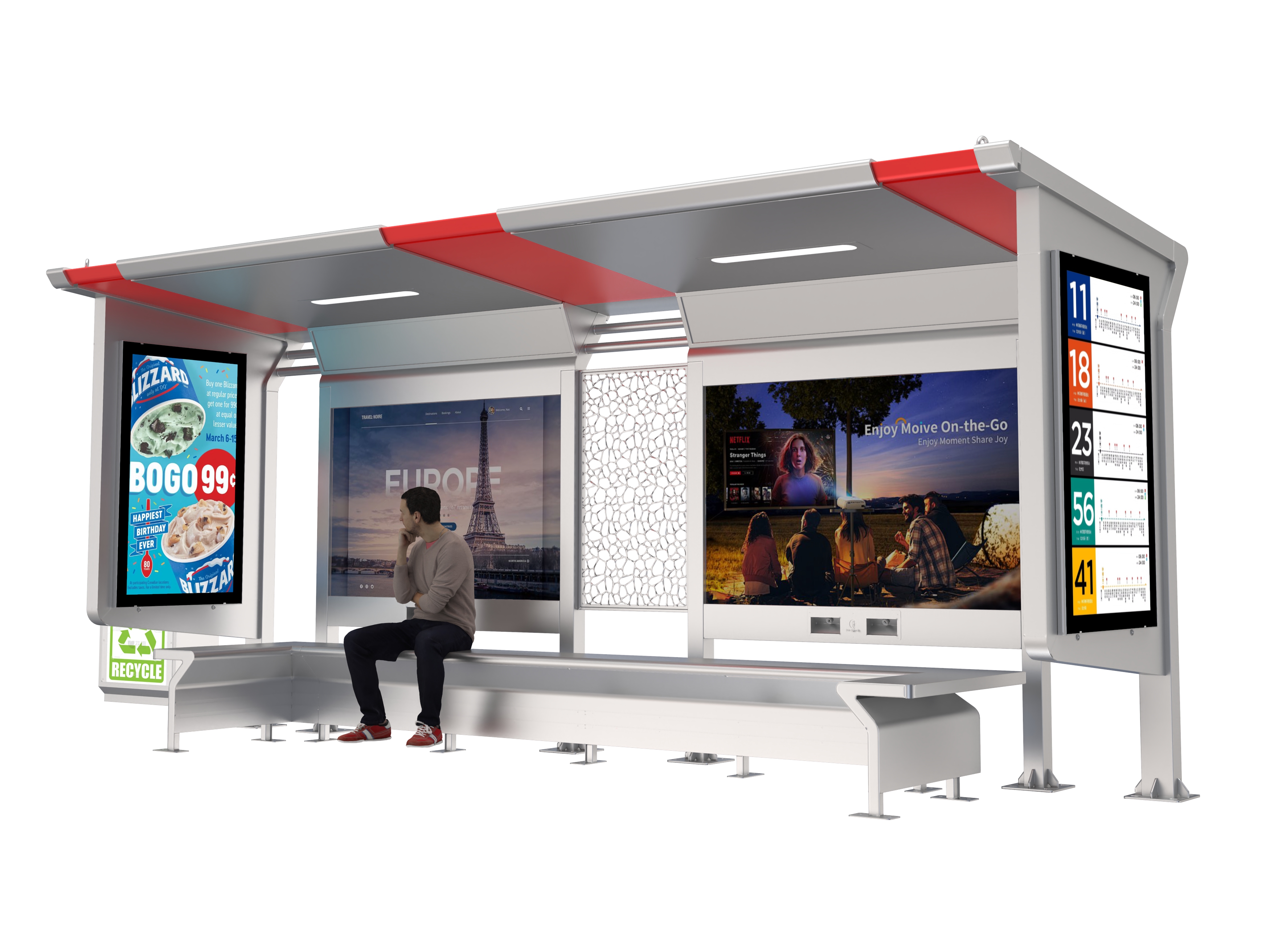 Custom Bus Shelters- YR-SMBS-25031