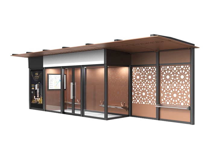 Bus Stop Shelter with Air Condition- YR-ACBS-25046 Bus Stop Shelter with Air Condition- YR-ACBS-25046