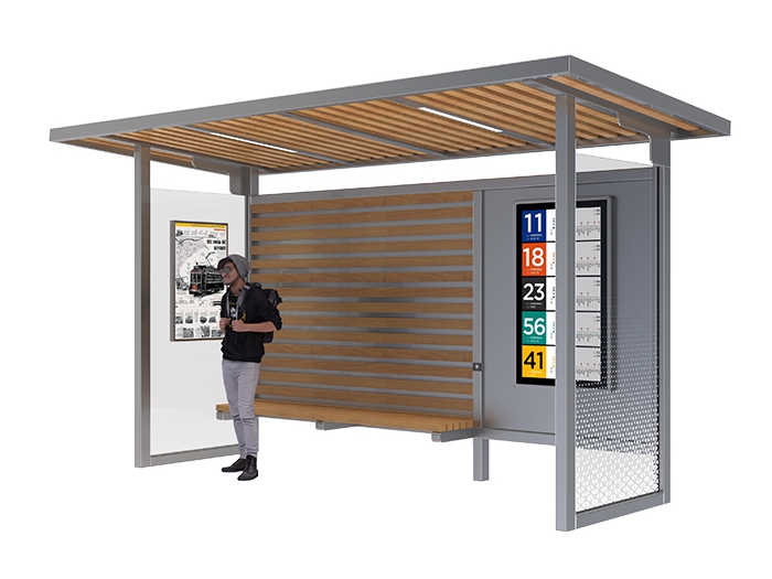 Solar Powered Bus Stops- YR-SSBS-2407340