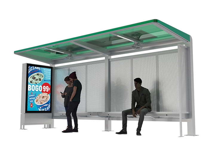 Solar Bus Shelter- YR-SSBS-25007