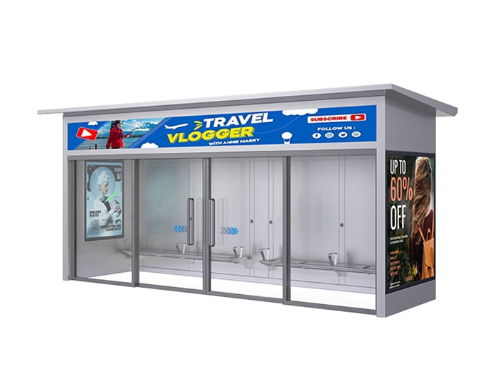Heated Bus Shelter- YR-ACBS-25047 Heated Bus Shelter- YR-ACBS-25047