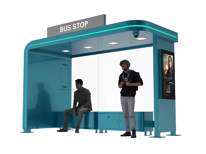 Bus Shelter with Signage- YR-SMBS-25019