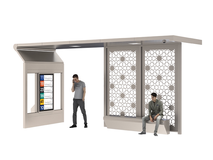 Bus Shelter Supplier- YR-SSBS-2301104
