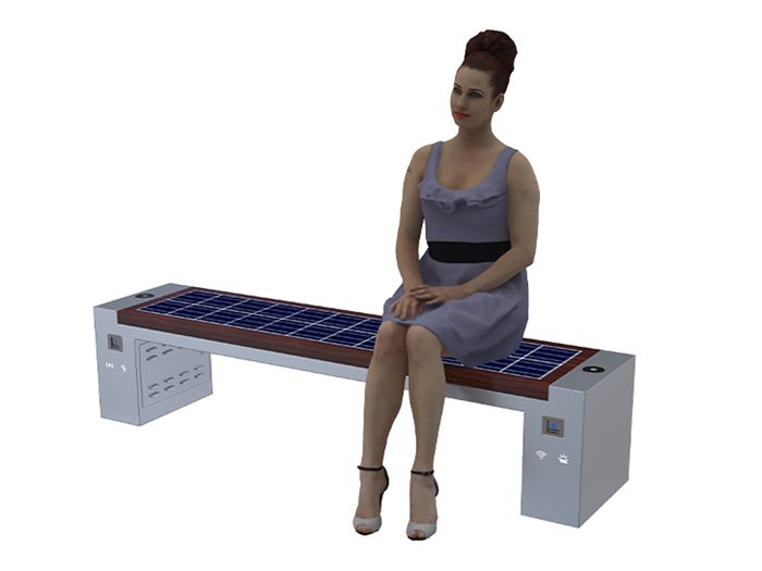 Outdoor Smart Bench- YR-SPP-004