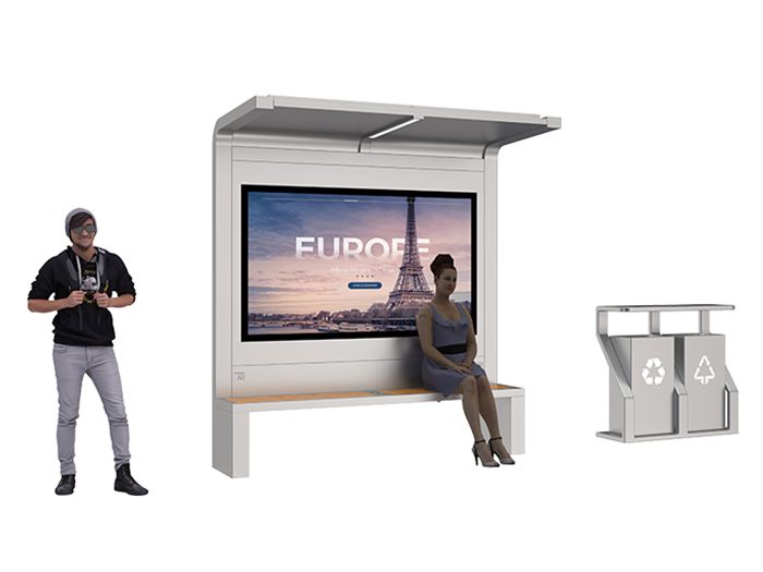 Outdoor Smart Furniture Solar Bench- YR-SPP-022