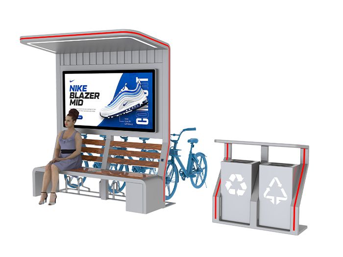 Solar Bench Outdoor Furniture- YR-SPP-027