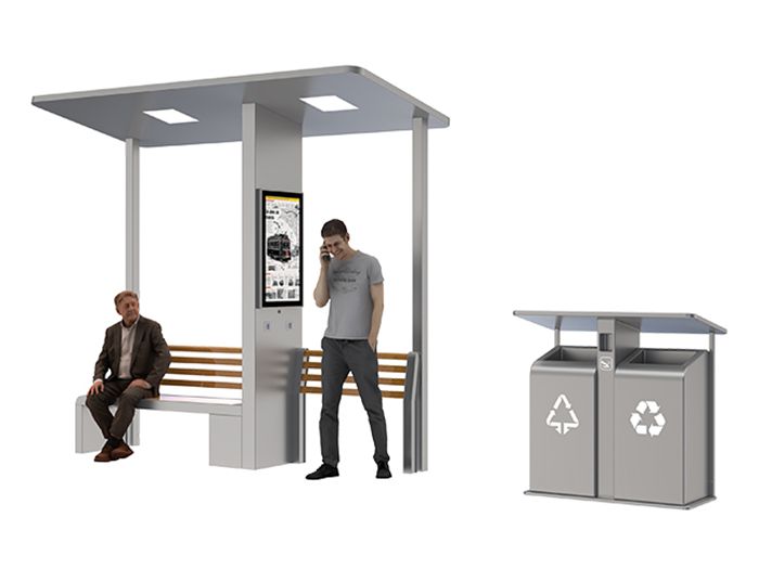 Solar Bench Furniture- YR-SPP-024