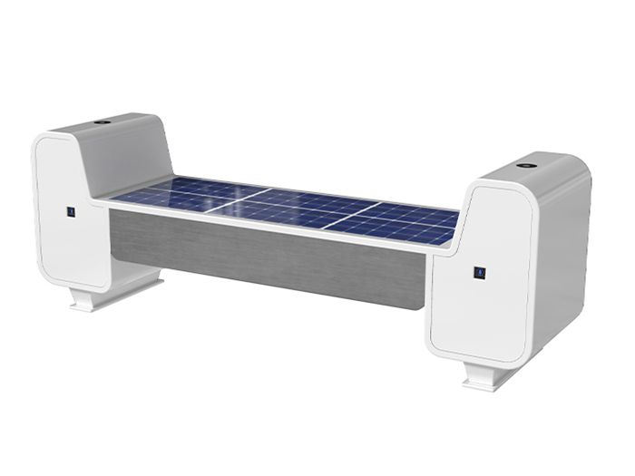 Smart City Solar Bench- YR-SPP-043 Smart City Solar Bench- YR-SPP-043