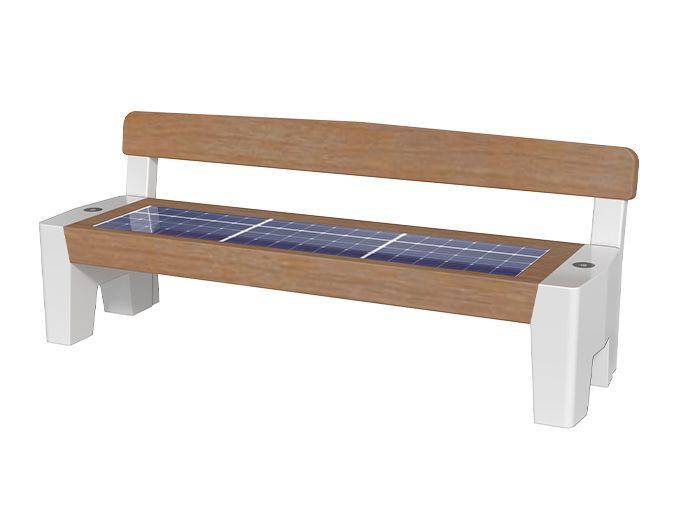 Outdoor Smart Solar Bench- YR-SPP-041