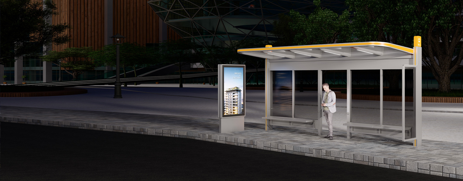 Smart Bus Shelter  Solution