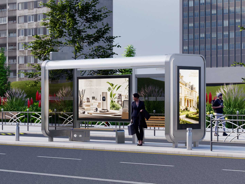 Iconic Urban Landscapes: Customizing YEROO Bus Shelters for Historical and Modern Cities