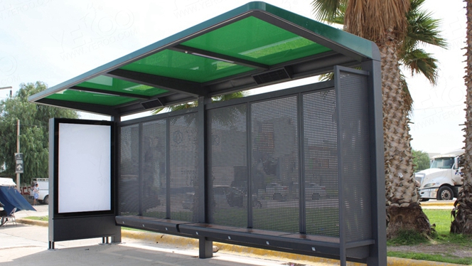YEROO Mexico Solar-Powered Bus Shelter Project: Sustainable Urban Transit Solution YEROO Mexico Solar-Powered Bus Shelter Project: Sustainable Urban Transit Solution