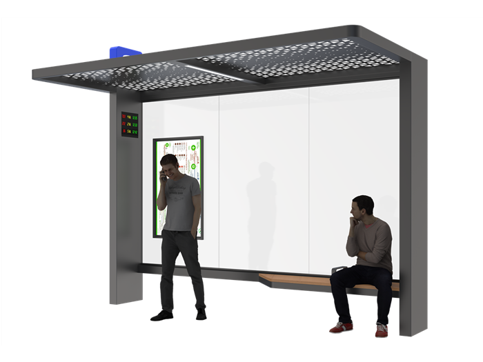 Prefabricated Bus Shelters for Sale- YR-SSBS-2604009