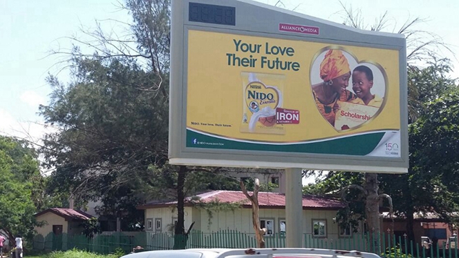 YEROO Custom Backlit Pole Billboard: Cost-Effective Highway OOH Solution in Africa