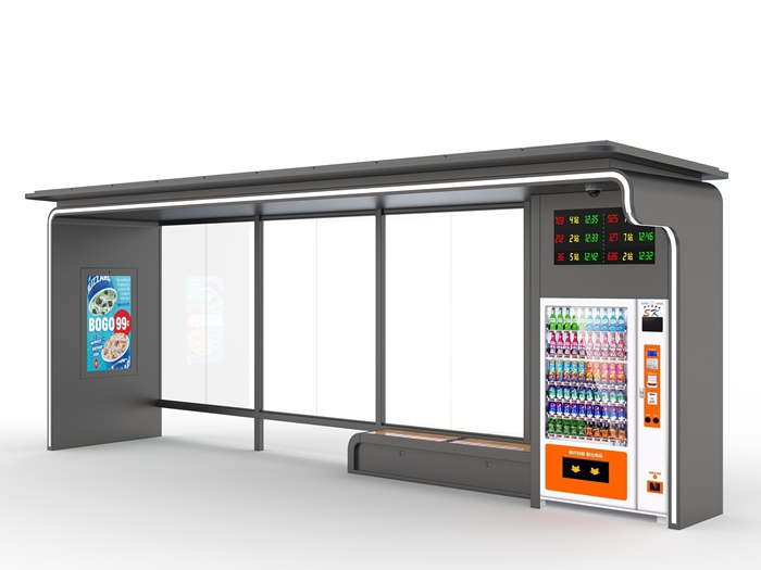 Modern Waiting Bus Shelter Design- YR2601-002