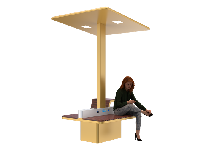 Solar Smart Charging Bench- YR-SPP-045