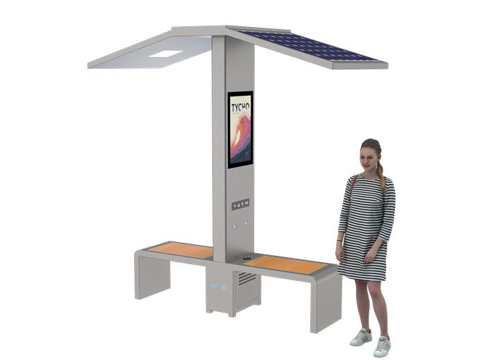 Smart Solar Bench- YR-SPP-046